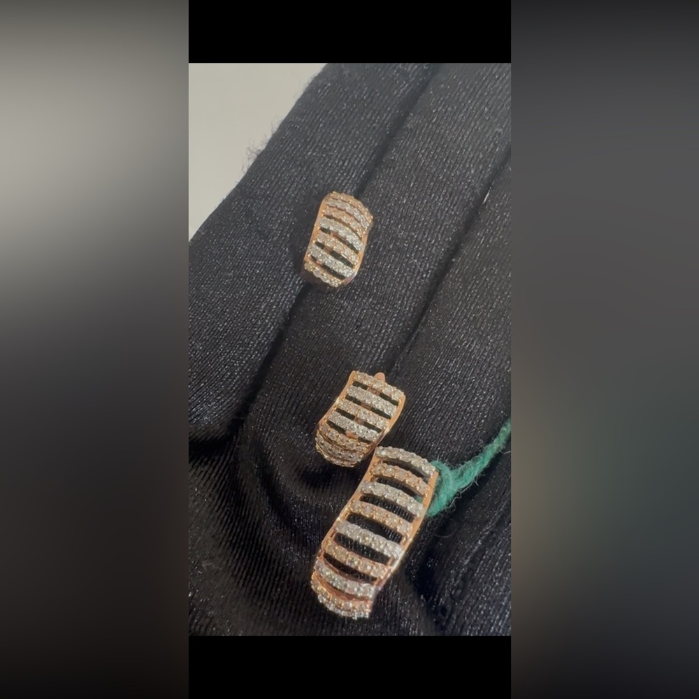 14k diamond pendant set